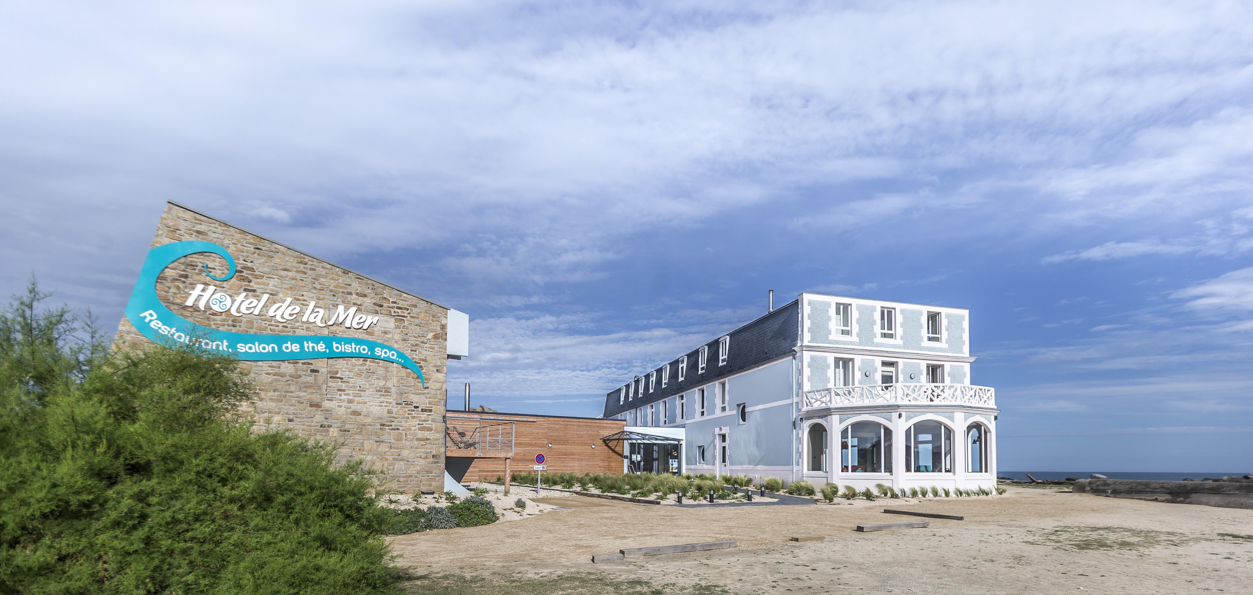Hotel De La Mer & Spa Бріньоґан-Плаж Екстер'єр фото